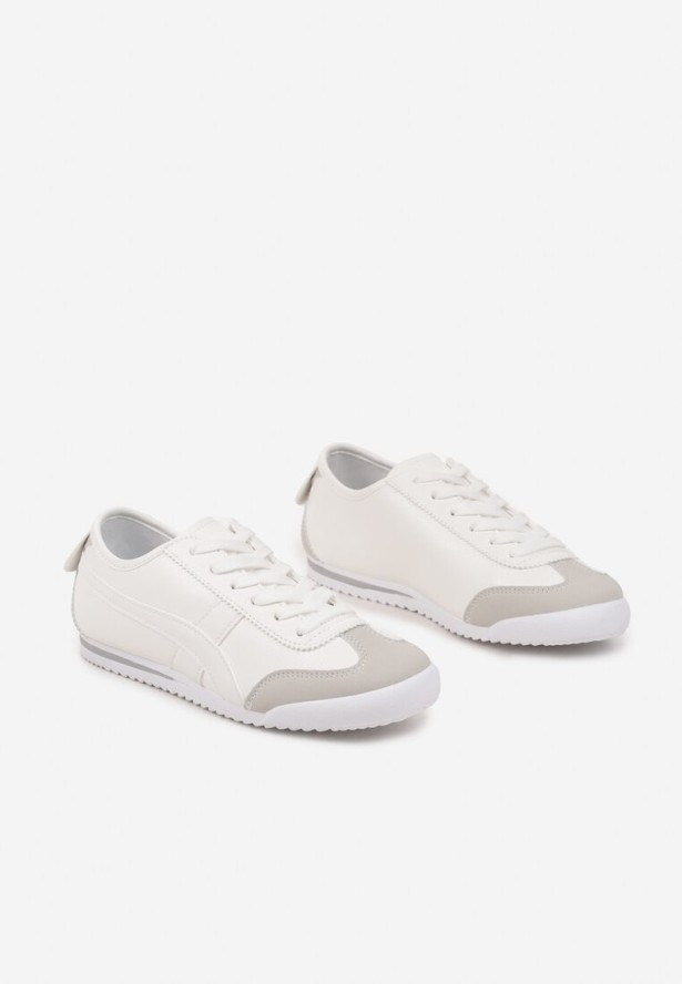 Białe Sneakersy Typu Kultowe Tenisówki Deliriel