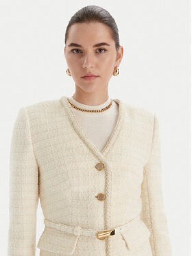 Marciano Guess Marynarka 5BGN07 7394A Écru Regular Fit