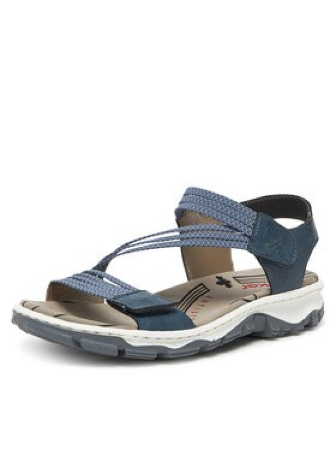 Rieker Sandały 68871-14 Niebieski