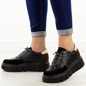 Czarne sneakery damskie Vinceza 58565