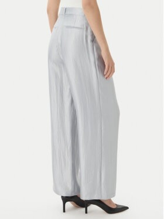 Eleh Spodnie materiałowe SS260403 Błękitny Relaxed Fit