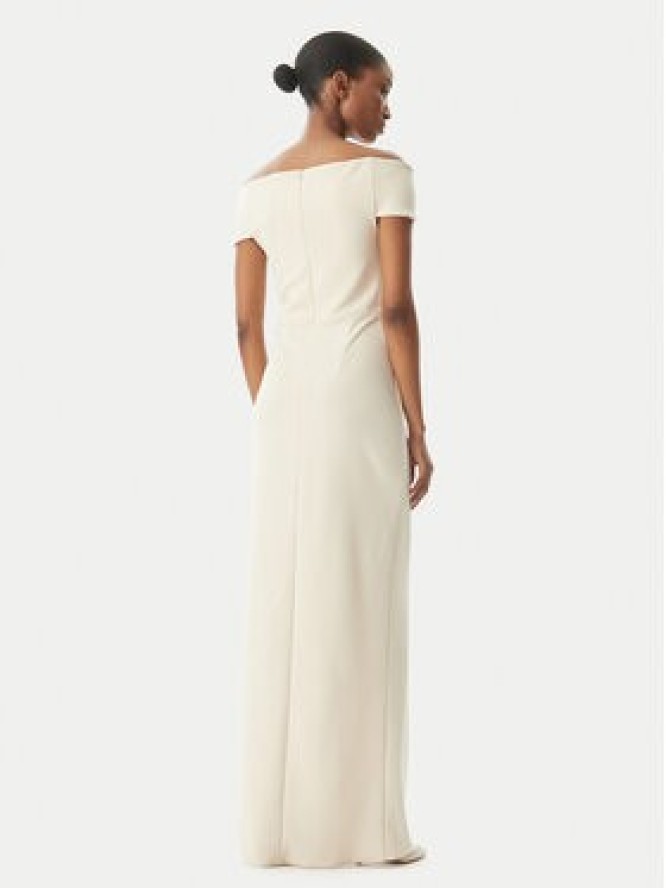 Rinascimento Sukienka wieczorowa CFC0123610003 Beżowy Regular Fit