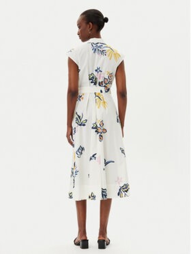 Marella Sukienka koszulowa Pier 2513221372200 Biały Regular Fit