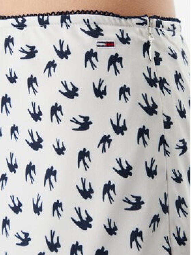 Tommy Jeans Spódnica midi DW0DW20272 Écru Regular Fit