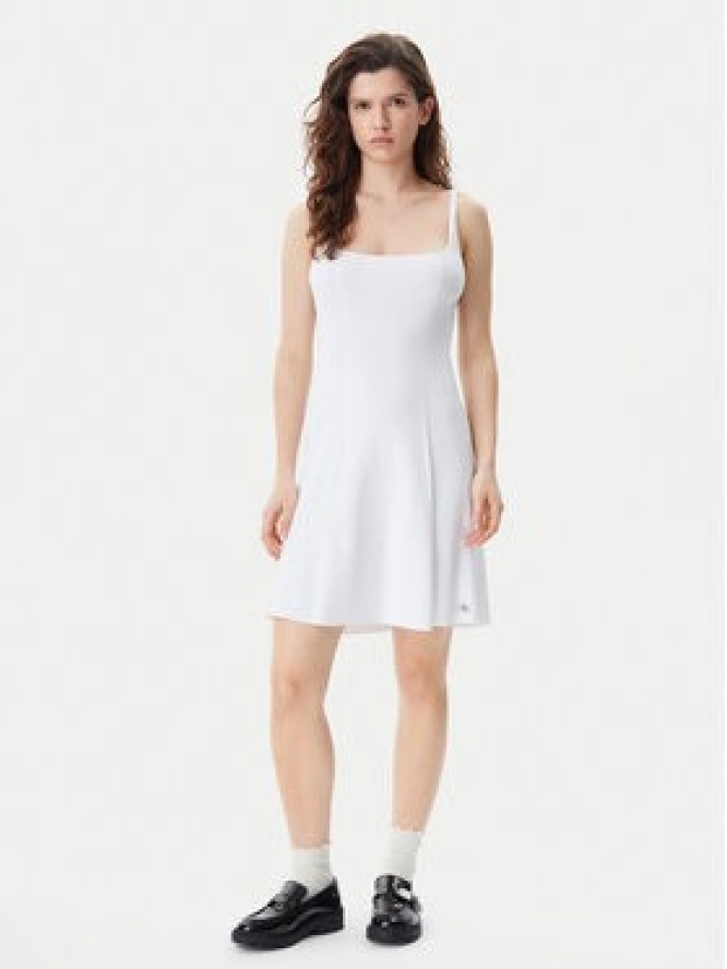 Calvin Klein Jeans Sukienka codzienna J20J225269 Biały Slim Fit