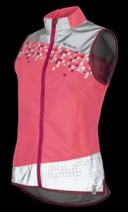 WOWOW Amy Jacket odblaskowa kamizelka damska róż XL