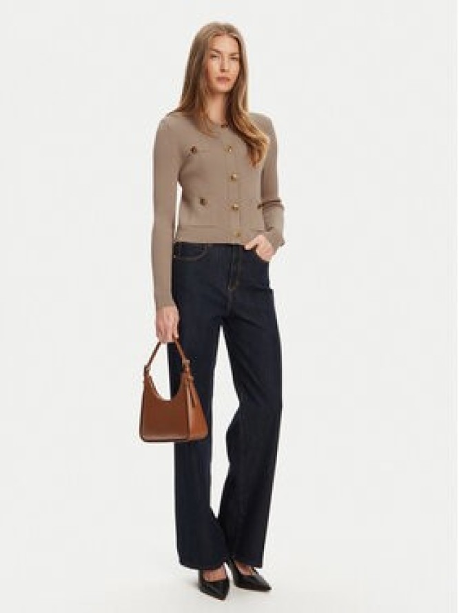 Guess Kardigan W5YR09 Z0130 Beżowy Regular Fit