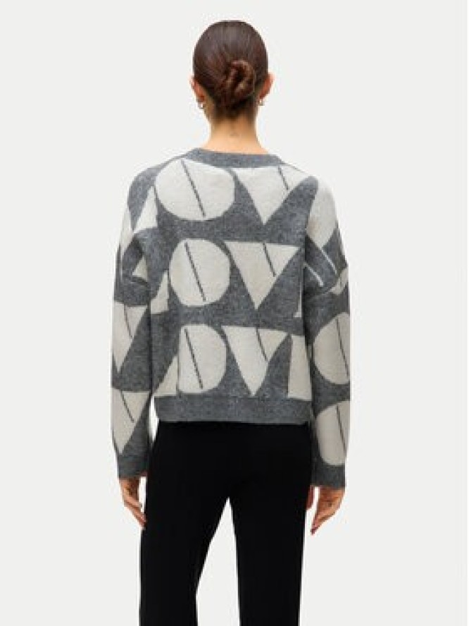 Vero Moda Sweter Love 10331432 Szary Regular Fit