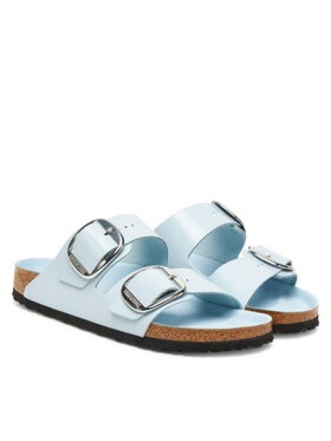Birkenstock Klapki Arizona Big Buckle Hex 1030374 Błękitny