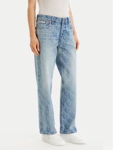 Calvin Klein Jeans Jeansy LV047F678G Niebieski Straight Fit