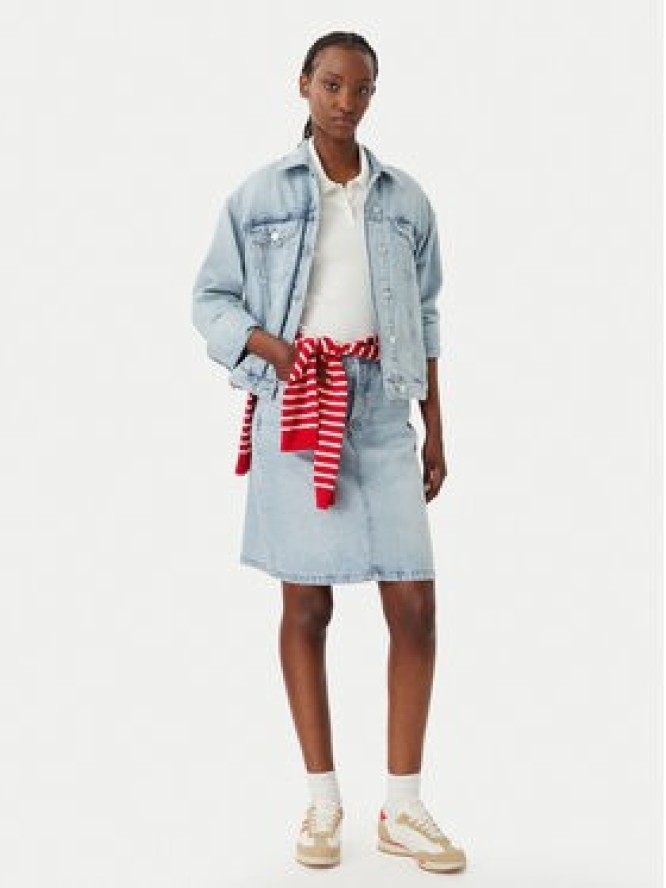 Tommy Jeans Kurtka jeansowa DW0DW23471 Niebieski Relaxed Fit