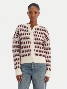 Vero Moda Kardigan Lisa 10336622 Beżowy Regular Fit