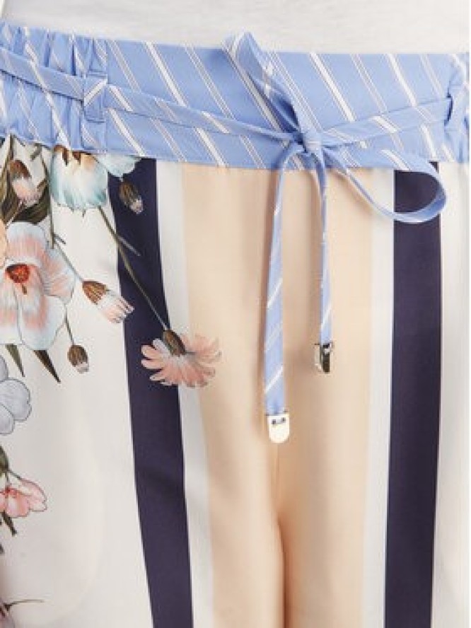 Liu Jo Spodnie materiałowe WA6358 T2555 Beżowy Relaxed Fit