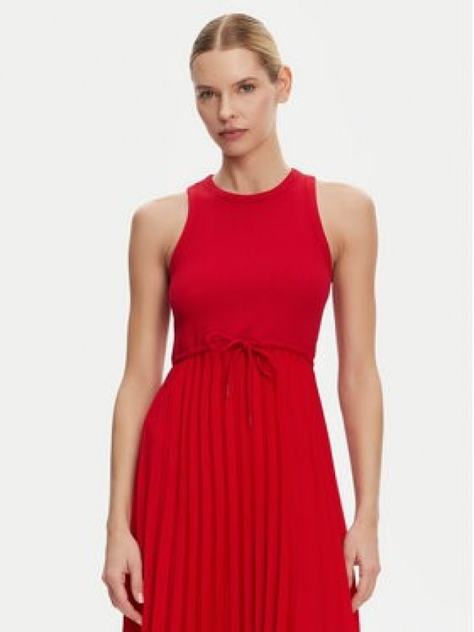 Tommy Hilfiger Sukienka codzienna WW0WW39342 Czerwony Regular Fit