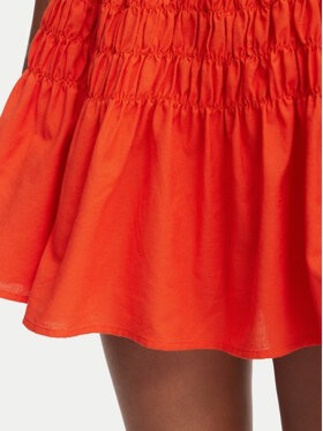 Vero Moda Spódnica mini Sofia 10350924 Pomarańczowy Regular Fit
