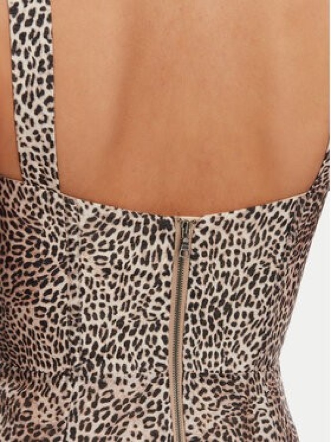 Bardot Sukienka koktajlowa 58546DB9 Brązowy Regular Fit