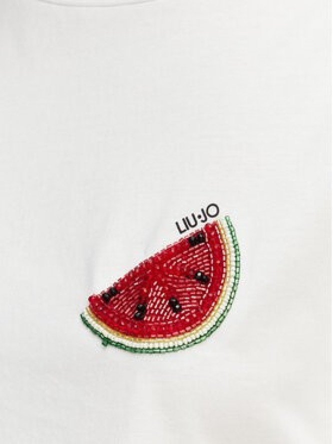 Liu Jo T-Shirt WA6414 JS923 Biały Regular Fit