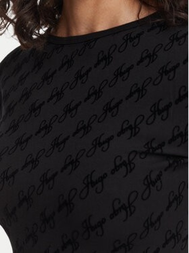 HUGO Body Flokky 50566691 Czarny Slim Fit