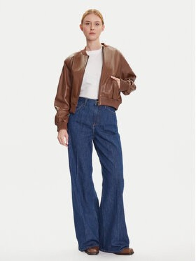 Lee Jeansy Stella 112107279 Granatowy Wide Leg