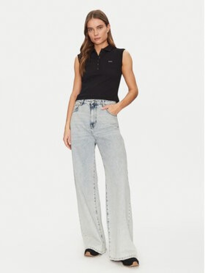 Guess Jeans Polo W5GP24 KCYR1 Czarny Regular Fit