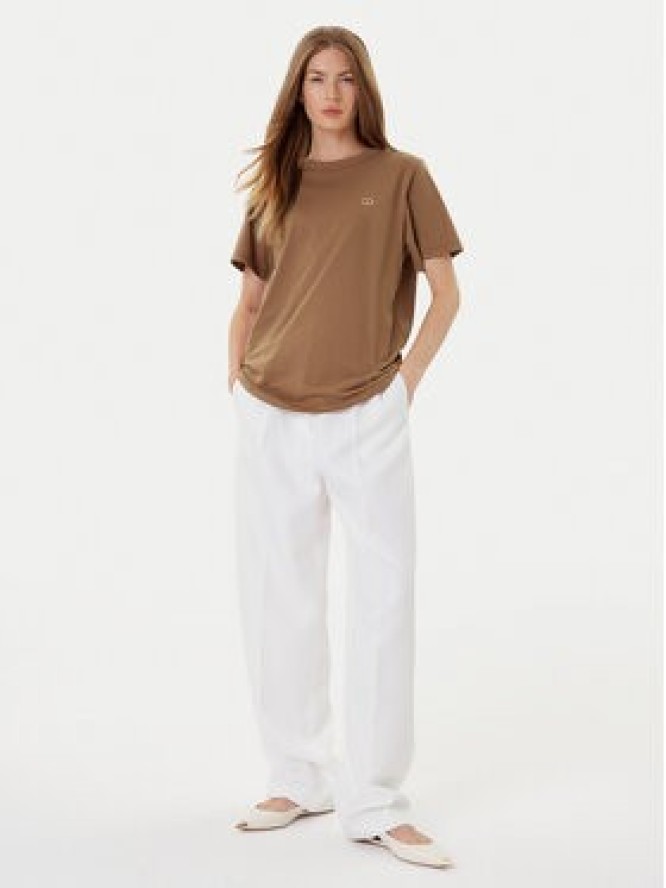 TWINSET T-Shirt 252TP2057 Brązowy Loose Fit