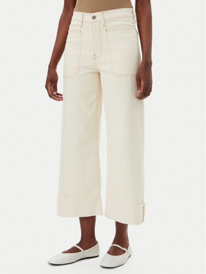 Gap Jeansy 744789-00 Beżowy Wide Leg