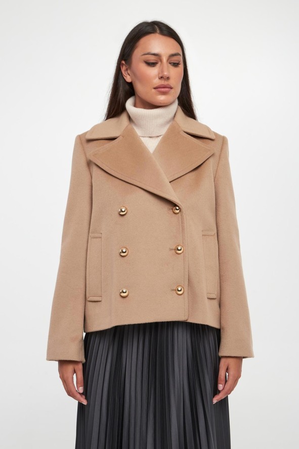 Kurtka damska wełniana z kaszmirem Lago MARELLA