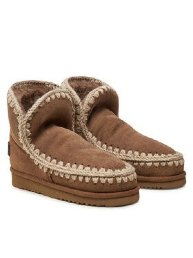 Mou Śniegowce Eskimo 18 Glitter Logo FW101050A Brązowy