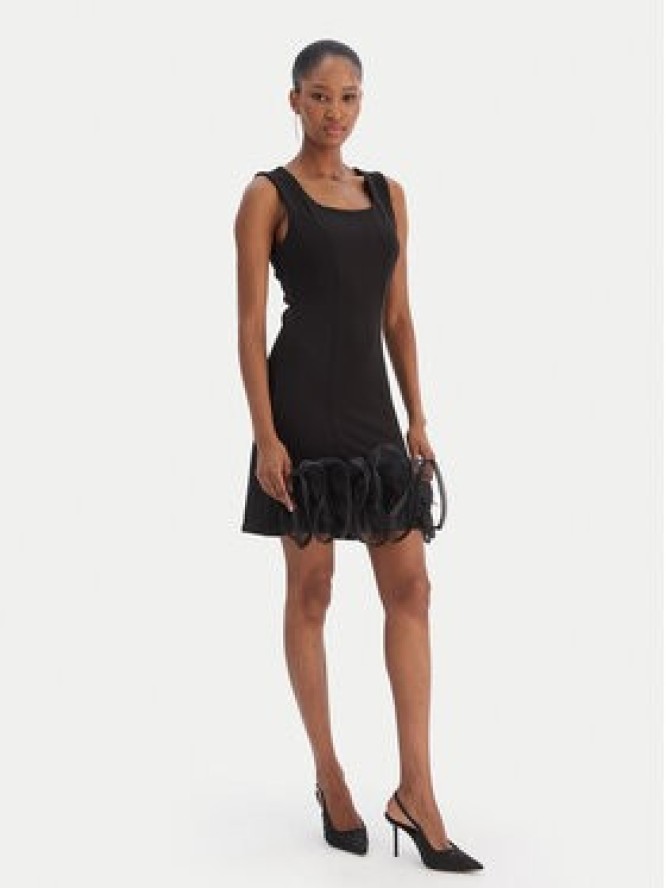 Rinascimento Sukienka koktajlowa CFC0126628003 Czarny Slim Fit