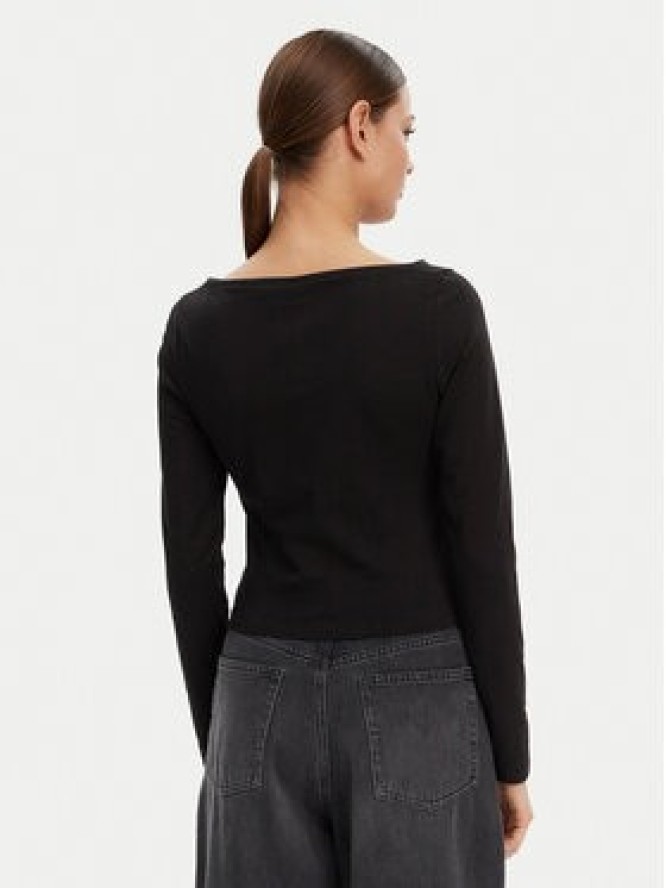 HUGO Bluzka 50537227 Czarny Slim Fit