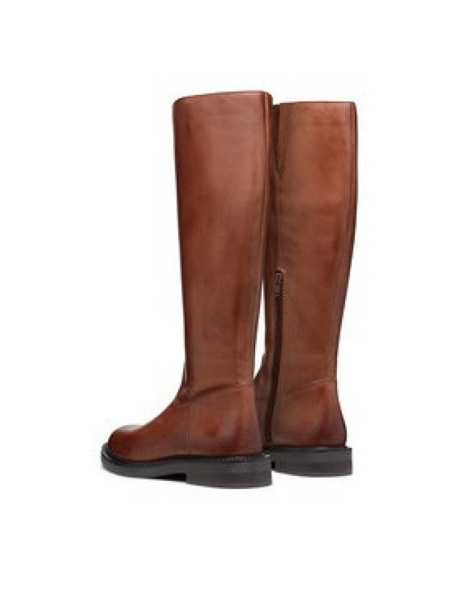 Geox Oficerki D Serilda D46WYA 00043 C6002 Brązowy