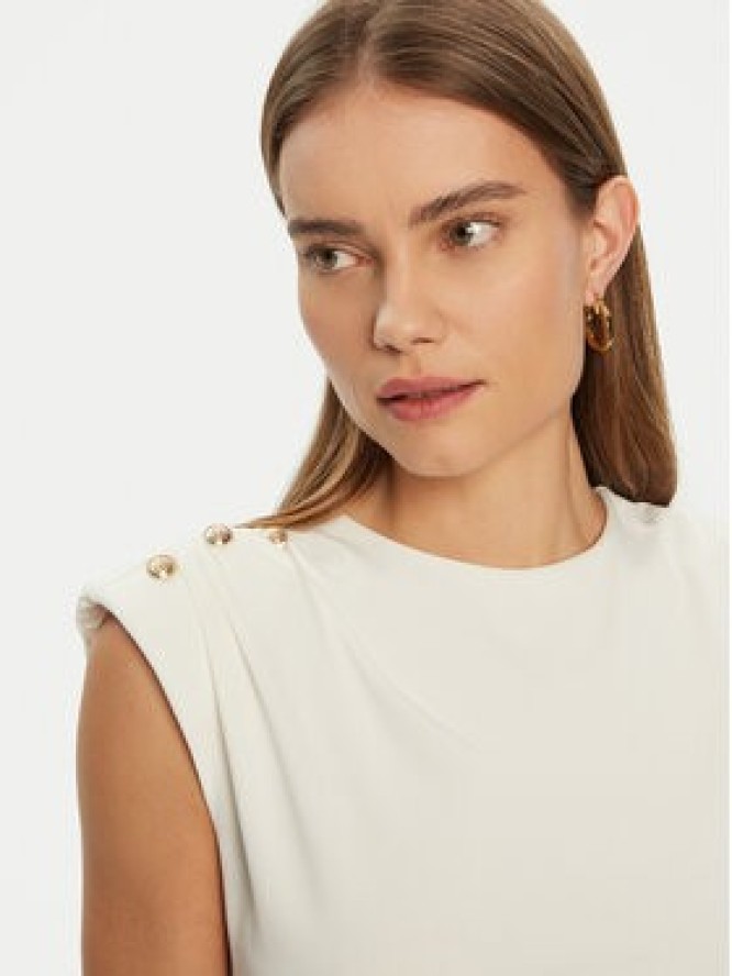 Marciano Guess Bluzka 5RGP07 6263A Écru Regular Fit