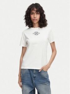 HUGO T-Shirt Damacia 8 50573353 Biały Regular Fit