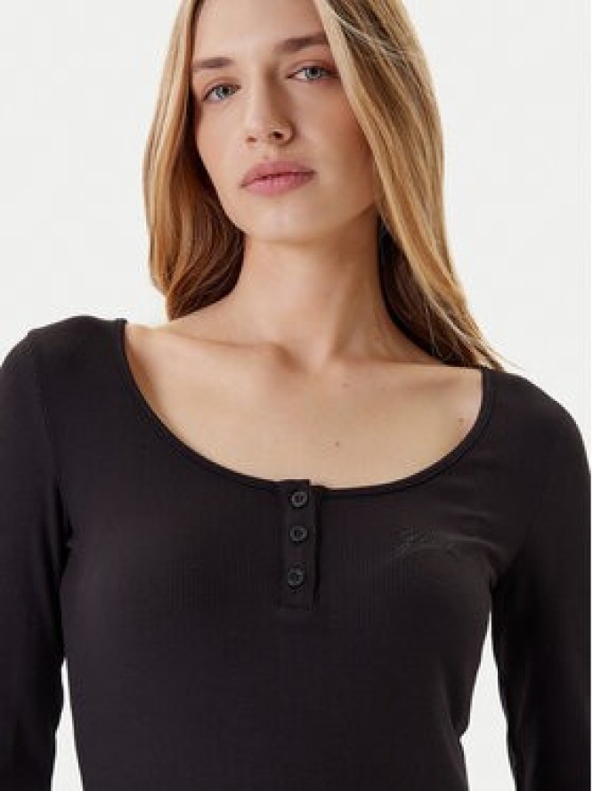 Guess Bluzka O5YI00 KCQ72 Czarny Regular Fit