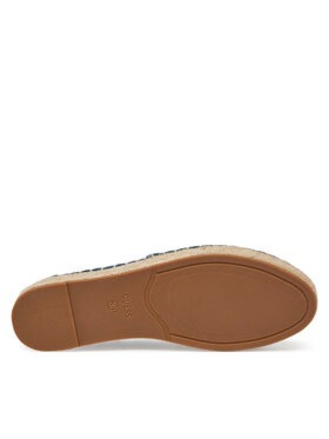 Guess Espadryle FLJDNN DEN14 Niebieski