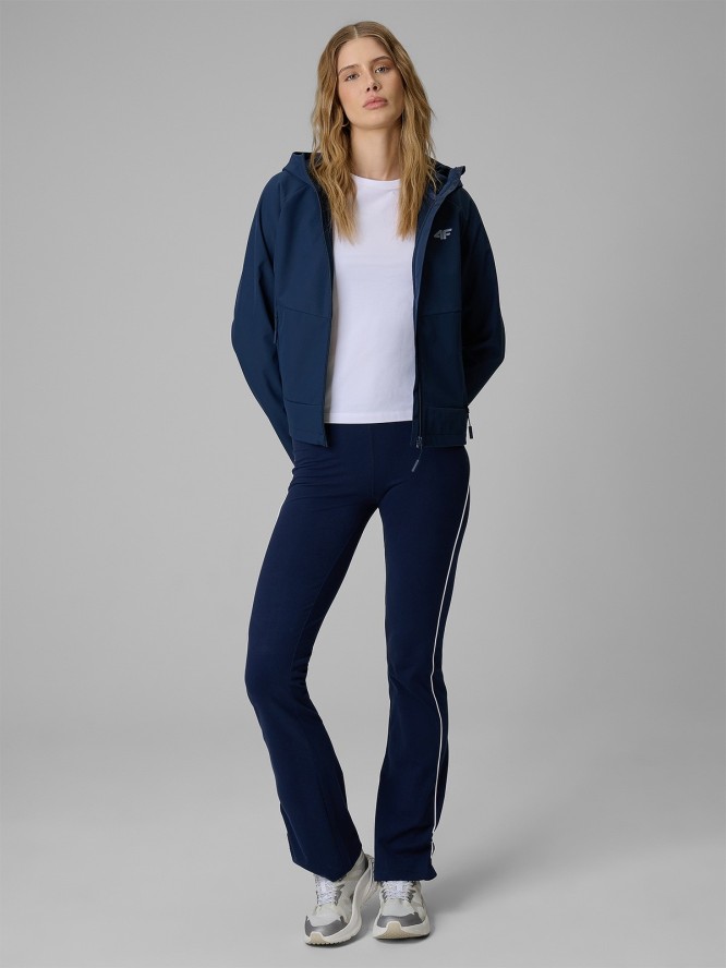 4F Kurtka softshell wiatroodporna membrana 5000 damska - granatowa S