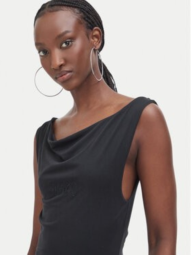 Juicy Couture Sukienka codzienna JCWED226330 Czarny Slim Fit