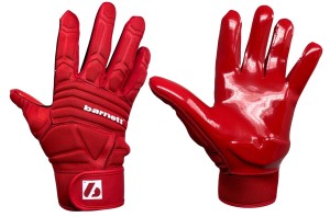 Rękawiczki do futbolu amerykańskiego FLG-03 czerwone, OL, DL