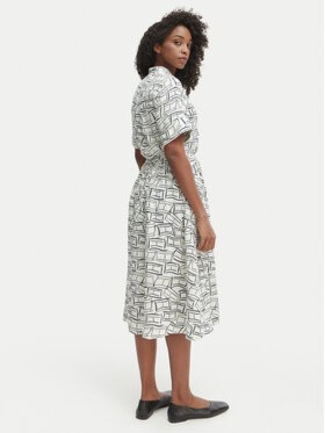 Tommy Hilfiger Sukienka koszulowa WW0WW49633 Beżowy jasny Regular Fit