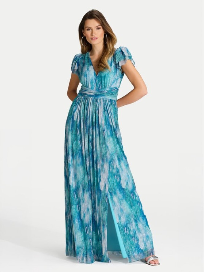 Swing Sukienka wieczorowa 5AI18000 Niebieski Regular Fit