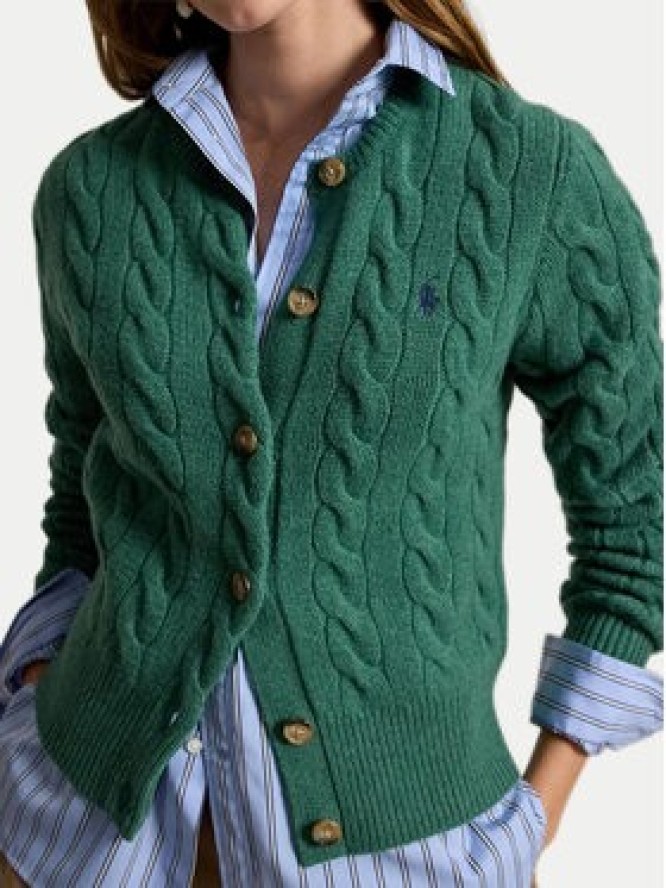 Polo Ralph Lauren Kardigan 211972104502 Zielony Slim Fit