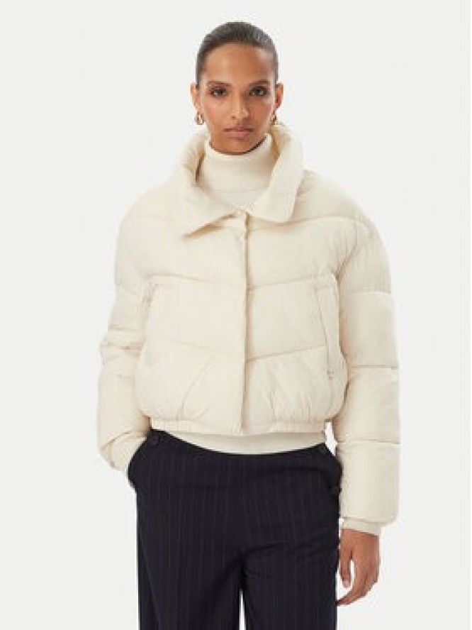 Rinascimento Kurtka zimowa CFC0127039003 Kremowy Regular Fit