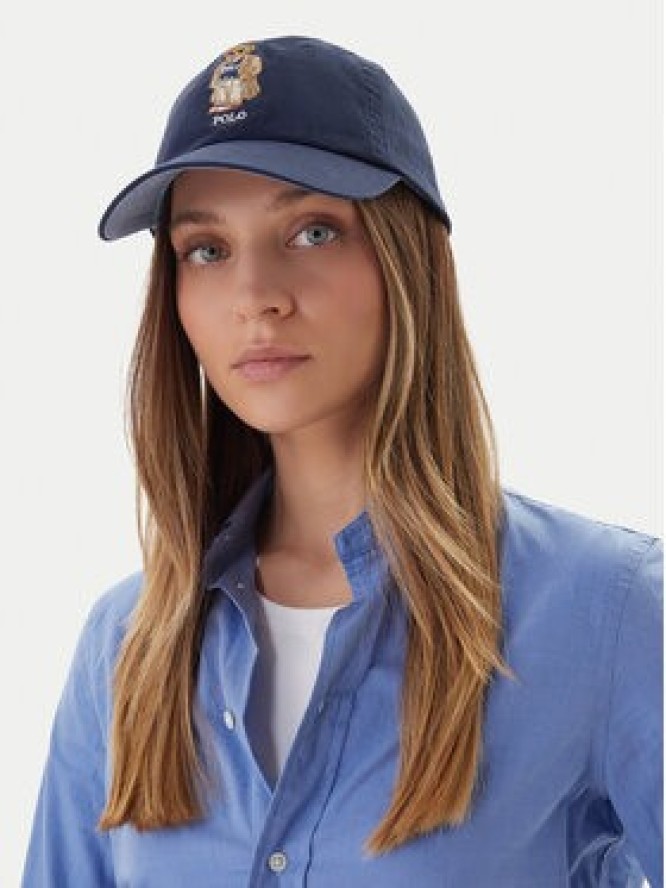 Polo Ralph Lauren Czapka z daszkiem 211A87349001 Granatowy