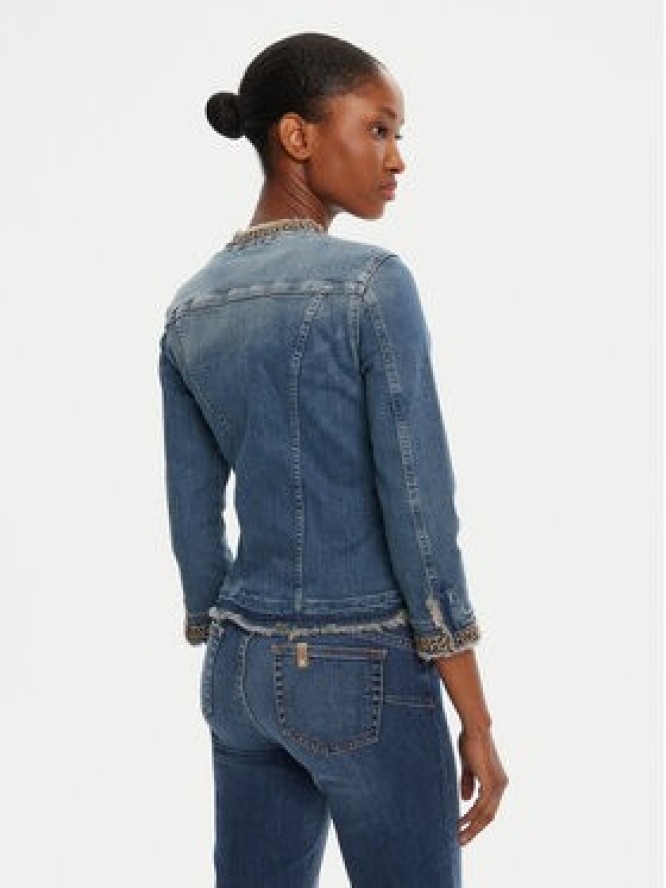 Liu Jo Kurtka jeansowa UXX039 D4128 Granatowy Regular Fit