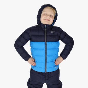 Kurtka puchowa junior hiking wodoodporna wiatroszczelna Östersund 2.0