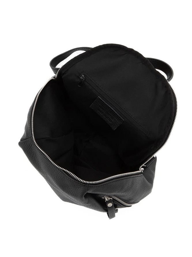 Lucca Baldi Skórzany plecak "Gambellara" w kolorze czarnym - 27 x 31 x 13 cm rozmiar: onesize