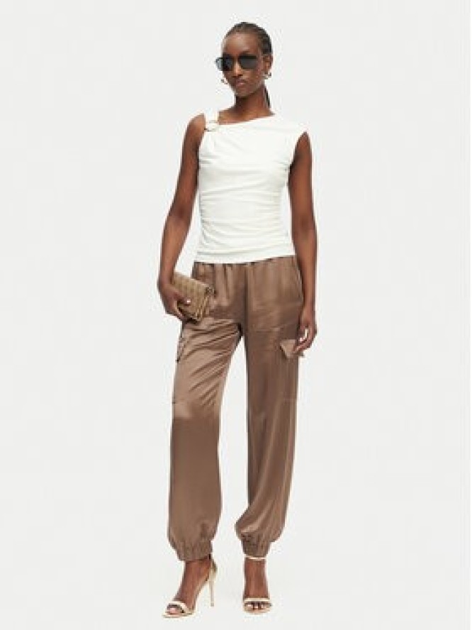 Marciano Guess Top G6GP02 K3068 Kremowy Slim Fit
