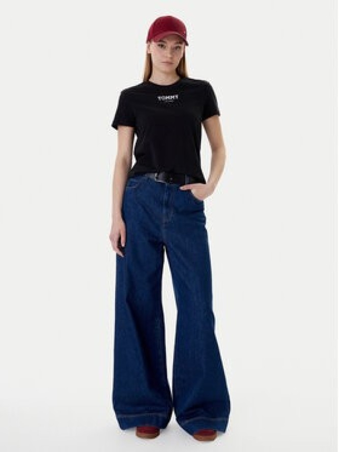 Tommy Jeans T-Shirt Essential DW0DW21842 Czarny Regular Fit