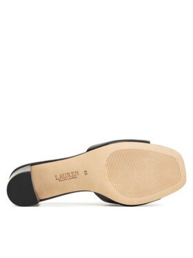 LAUREN RALPH LAUREN Klapki Everley Block-Heel 802974364001 Czarny