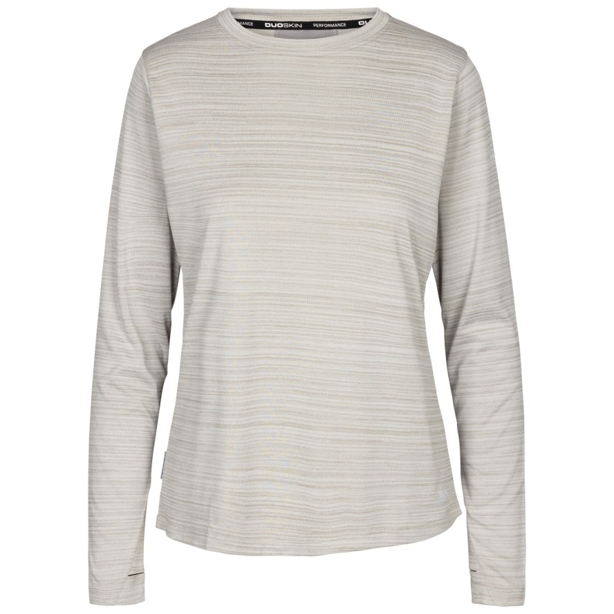 Trespass Nettil - Aktywny damski top Platinum Marl
